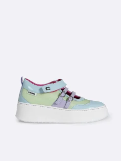 Carel Sneakers>Blauwe, Paarse En Lila Eco Patent-Sneakers