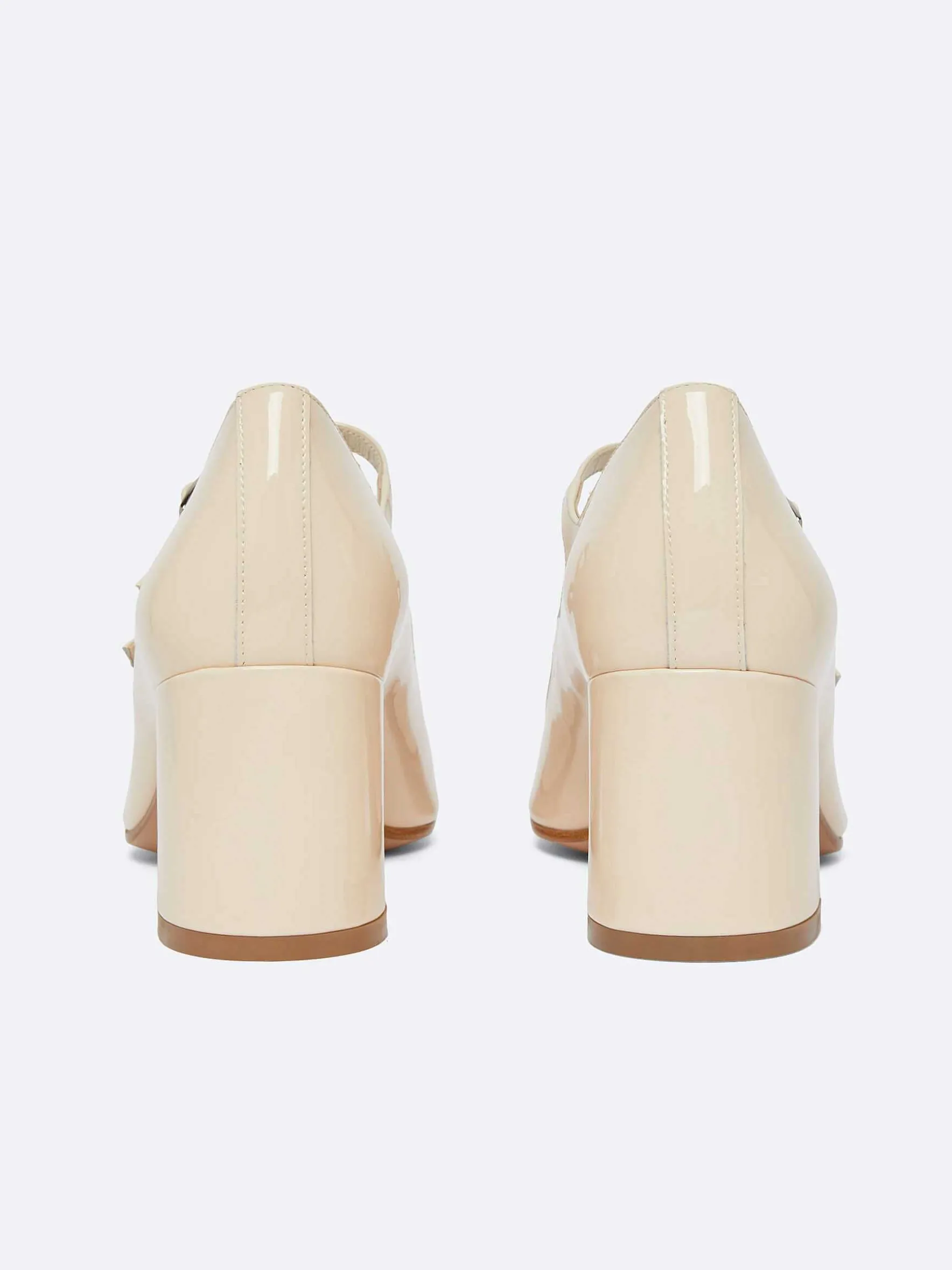 Carel Maria Janes>Naakt Lakleer Mary Janes Pumps