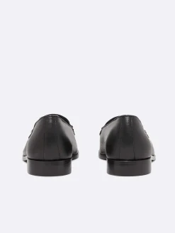 Carel Loafers>Zwart Lederen Loafers